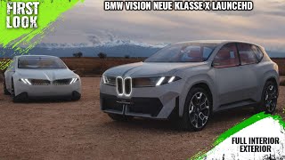 BMW Vision Neue Klasse X Electric SUV Concept Launched  First Look  Full Interior Exterior [upl. by Nilkoorb]