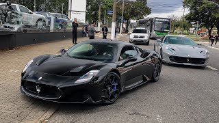 MAIOR ENCONTRO DE CARROS ESPORTIVOS DO BRASIL 2022  Parte 1  Supercars in Brazil [upl. by Aidroc136]