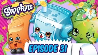 Shopkins Cartoon  Episode 31 quotA Walk In The Parkquot [upl. by Inaja]