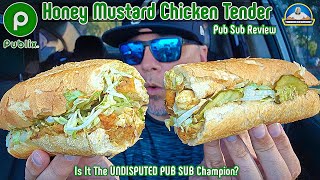 Publix® Honey Mustard Chicken Tender Pub Sub Review 🍯🐔🥖  The BEST Pub Sub  theendorsement [upl. by Plank585]