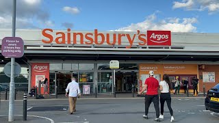 Shopping At The Cheapest Grocery Store In Uk Sainsburys Supermarket  Sainsbury Shopping Tour 2023 [upl. by Arnon]