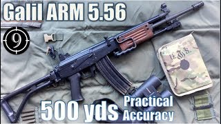 Galil ARM to 500yds Practical Accuracy [upl. by Ciri174]