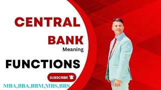 What is a central bank Functions of Central Bank [upl. by Nylsoj592]