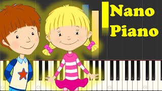 Daisy amp Ollie Theme Song On Piano EASY [upl. by Antonella]