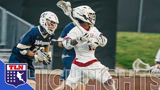 LENOIRRHYNE 4 vs WINGATE 6  DIVISION 2 Lacrosse Highlights [upl. by Alegna]