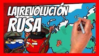 La REVOLUCION RUSA en 12 MINUTOS ft El Mapa de Sebas [upl. by Aznerol]