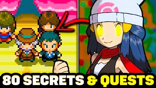 80 SECRETS amp EVENTS in Pokémon Diamond Pearl amp Platinum You Should Know [upl. by Ecirtnahs]