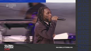 Burna Boy Performs quotKilometrequot From Latest Album Live in New York City  Global Citizen Live [upl. by Nnayar324]