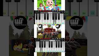 Yes Yes Playground Song Vs Astronomia COFFIN DANCE Song  Easy Piano Tune shorts [upl. by Haimaj]