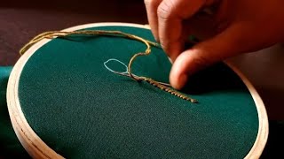 3D Hand Embroidery Designs  Blanket Stitch Tutorial for Beginners [upl. by Eenwahs]