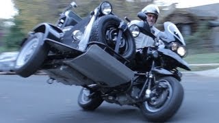 Custom OffRoad BMW R1150GS Adventure Sidecar Built By Boxer Metal GoPro Hero 3 [upl. by O'Connell]