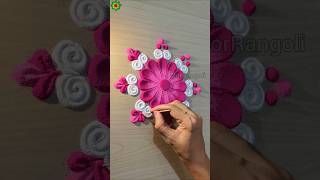 Rangoli designs for diwali simple and easy rangolidesign diwalirangoli shorts [upl. by Winne]