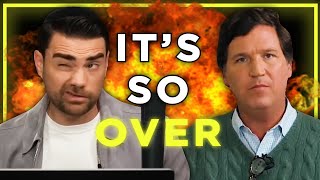 Ben Shapiro ATTACKS Tucker Carlson And Somehow Fumbles [upl. by Nodnarg]