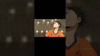 Karasuno vs deta tech NISHINOYA the best libero trending trendingshorts haikyuu anime remix [upl. by Faunie]