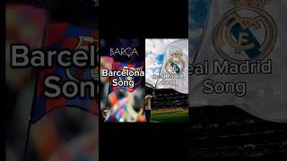 Visca Barca song❤️💙 or Hala Madrid song🤍🤍 [upl. by Oirom]