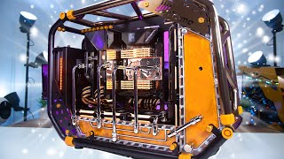 11500 ULTIMATE High End Water Cooled Gaming amp EDITING PC Build  Threadripper [upl. by Zilada]