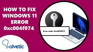 ⚠️ How to Fix Windows 11 Error 0xc004f074 ✔️ [upl. by Batista]