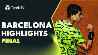 Carlos Alcaraz vs Stefanos Tsitsipas  Barcelona 2023 Final Highlights [upl. by Siron]