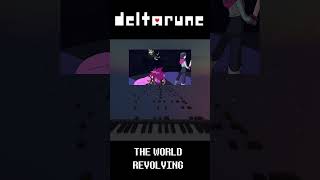 Deltarune THE WORLD REVOLVING part 1 Minecraft Noteblock shorts deltarune jevil [upl. by Suivatco]