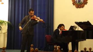 Introduction and Tarantella by Sarasate performed by David Lisker violin [upl. by Sualkcin]