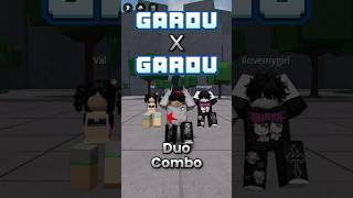 Garou X Garou Combo The Strongest Battleground thestrongestbattlegrounds roblox pvp [upl. by Odrautse]