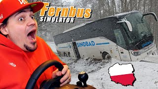 W końcu DOJECHAŁEM do POLSKI Poznań 🚌 Fernbus Simulator [upl. by Oiziruam]