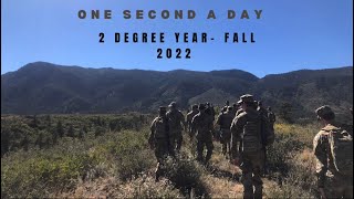 FALL 2022  USAFA 2 DEGREE YEAR  1 SECOND EVERYDAY [upl. by Amekahs]