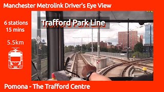 Trafford Park Line  Manchester Metrolink [upl. by Plath]