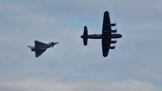 Peterhead Scottish week bomber typhoon red arrows and parachute jump22723 [upl. by Nitsew922]