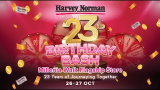 Celebrate Harvey Norman’s 23rd Birthday Bash with up to 85 off [upl. by Namruht510]