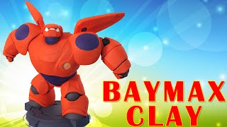 How To Make Disney Baymax Big Hero 6 Playdough Air Dry Clay  Surprise Play Doh Toys For Children [upl. by Aehcim697]