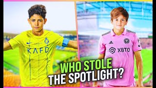 Thiago Messi vs Ronaldo Jr who is the best [upl. by Bashemath]