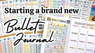 My NEW BULLET JOURNAL Setup  Future Log and Other Essential Spreads [upl. by Wehtam675]