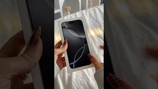 i phone 16 pro max unboxing 💌✨ shorts iphoneunboxing viralvideo [upl. by Ardnuahc36]