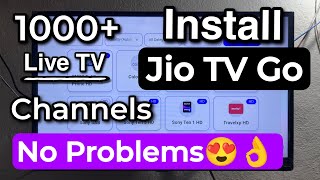 Jio TV On Android TV Install Jio TV App In Android TV How To Play Jio TV On Android TV Jio TV Go [upl. by Adnola301]