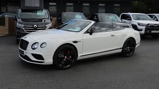 2015 Bentley Continental GTC 40 V8 S  Start up and full vehicle tour [upl. by Cody]