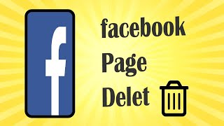 ফেসবুক পেজ ডিলিট করার নিয়ম  How to Delete Facebook Page [upl. by Suryt857]