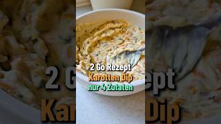 Einfacher Karotten Dip  nur 4 Zutaten 🥕 [upl. by Atisusej]