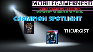 Theurgist Raid Shadow Legends F2P Champion Spotlight [upl. by Nerret]