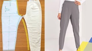 UPDATED LEARN HOW TO MAKE WOMENS TROUSER PATTERNS  KIM DAVE [upl. by Ilaw78]