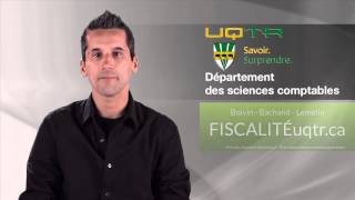 Cours en ligne en Fiscalité à lUQTR 100 OUVERT et GRATUIT [upl. by Reg]