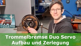 Trommelbremse überholen Teil 1 Aufbau und Zerlegung Duo Servo Bremse  Ford Mustang [upl. by Ttezil938]