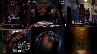 FNaF Movie Torture Freddy in different FNaF Games FNaF Mods [upl. by Yelloh103]