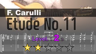 No11 Carulli Etude Larghetto in E minor [upl. by Saraann528]