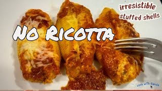 How to make the best stuffed shells recipe without Ricotta [upl. by Naillij]