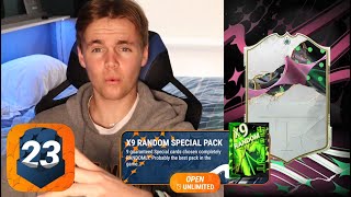 THESE 9X SPECIAL PACKS ARE BROKEN MadFUT 23 [upl. by Sophronia]