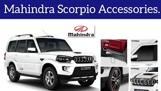 Mahindra Scorpio Accessories with price [upl. by Elbys]