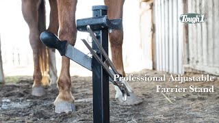 The Tough1 Professional Adjustable Farrier Stand [upl. by Theis141]