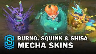 Burno Squink amp Shisa Mecha Skins  Little Legends [upl. by Enedan351]