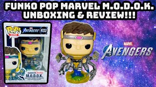 NEW FUNKO POP MARVEL AVENGERS MODOK UNBOXING amp REVIEW [upl. by Amalie]